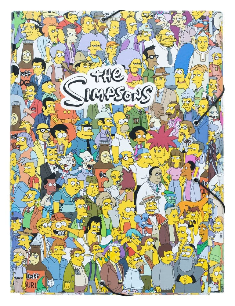 The Simpsons Cartella Portadocumenti Elastica 34 x 26 cm