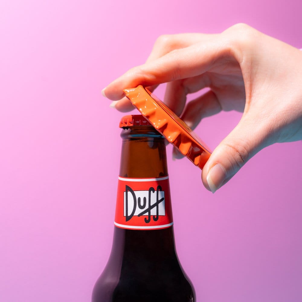 The Simpsons Magnete con Apribottiglie Duff Beer 7 cm - Grupo Erik