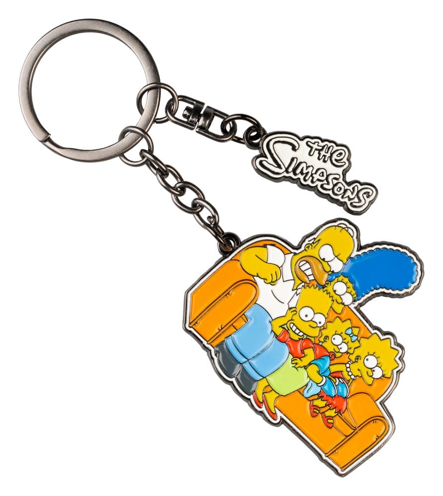I Simpson Portachiavi Famiglia in Metallo 4,8 x 11,5 cm Grupo Erik