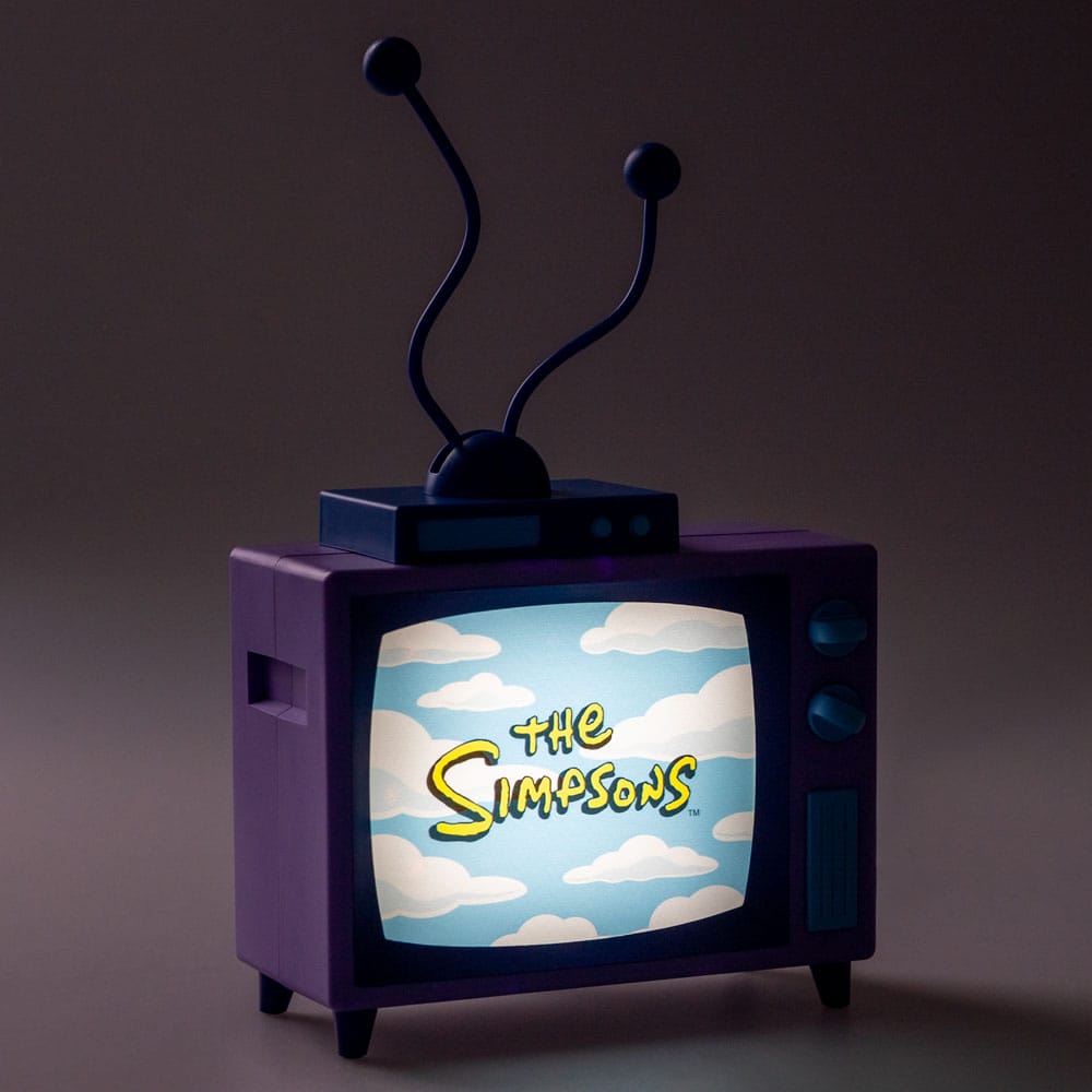 Lampada The Simpsons a forma di TV con luce LED e cavo USB-C - Grupo Erik