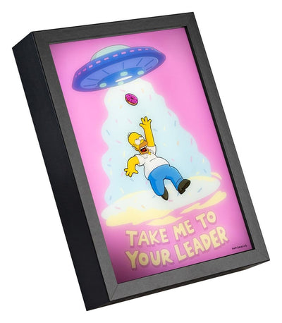The Simpsons Poster LED con Cornice 20 x 28 cm