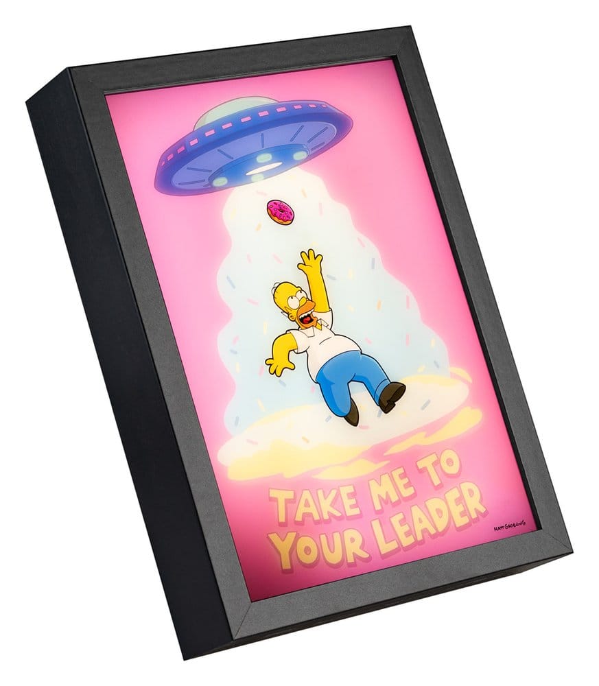 The Simpsons Poster LED con Cornice 20 x 28 cm