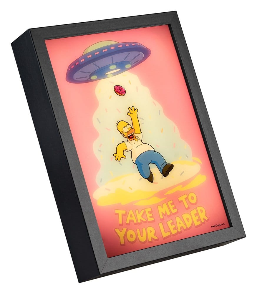 The Simpsons Poster LED con Cornice 20 x 28 cm
