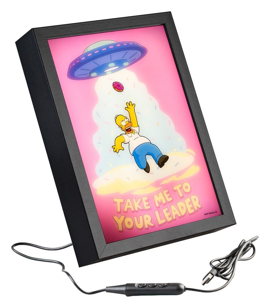 The Simpsons Poster LED con Cornice 20 x 28 cm