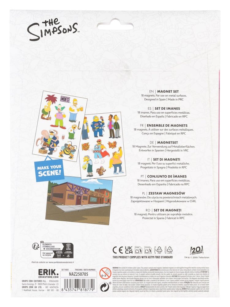 The Simpsons Set di Calamite Cittadini di Springfield - Grupo Erik