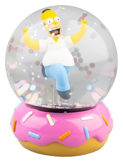 The Simpsons Palla di Vetro Homer Simpson con Ciambella 10 cm - Grupo Erik