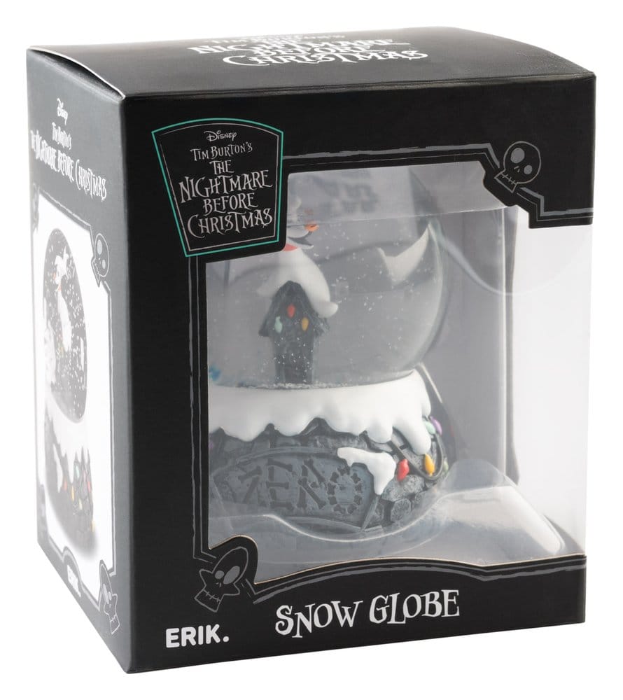 Disney Nightmare Before Christmas Snow Globe Zero 10 cm – Decorazione in Resina e Vetro
