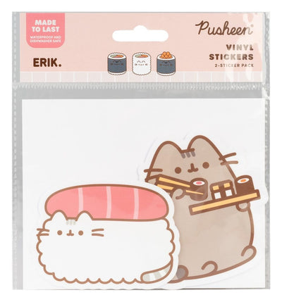 Pusheen Adesivi in Vinile Sushi Roll Vol. 1 Set da 2 - Grupo Erik