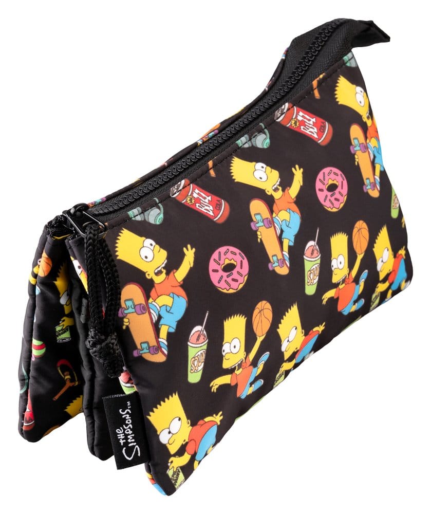 Astuccio Triplo I Simpson Bart - Portapenne con Tre Scomparti, Grupo Erik