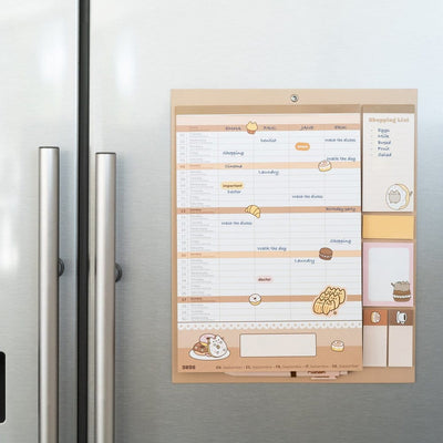 Pusheen Agenda Magnetica 2026/27 30 x 35 cm - Planner Mensile con Adesivi