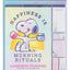 Snoopy Magnetic Planner 2026/27 30x35 cm – Peanuts Agenda Magnetica con Blocco Note e Adesivi