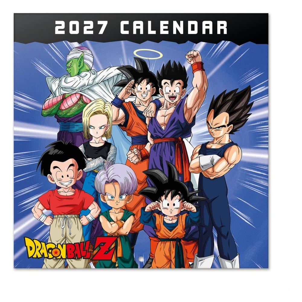 Calendario da parete Dragon Ball 2027 30 x 30 cm Grupo Erik