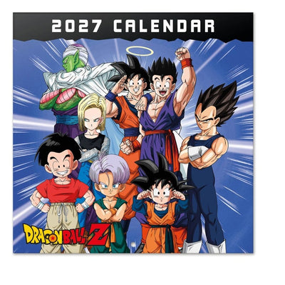 Calendario da parete Dragon Ball 2027 30 x 30 cm Grupo Erik