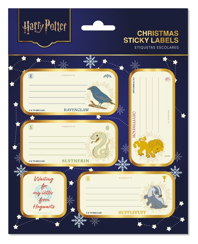 Etichette Adesive di Natale Harry Potter Premium di Grupo Erik