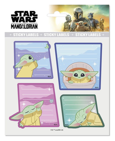 Star Wars The Mandalorian Etichette Adesive Premium Grogu – Confezione da 8