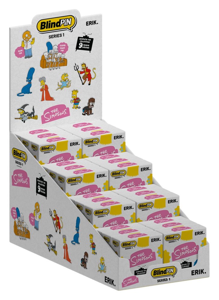 The Simpsons Spille da Collezione Serie 1 Display da 24 Pezzi Grupo Erik