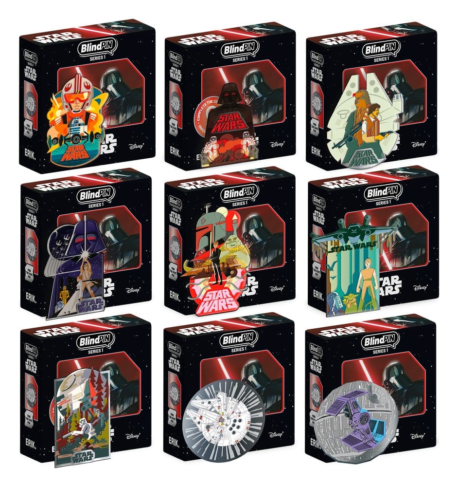Star Wars Spille da Collezione Serie 1 Display da 24 Pezzi Grupo Erik