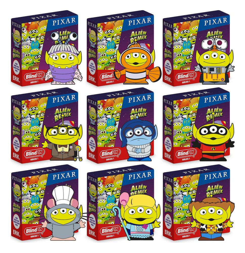 Toy Story Alien Remix Spille a Sorpresa Serie 1 Display da 24 Pezzi Grupo Erik