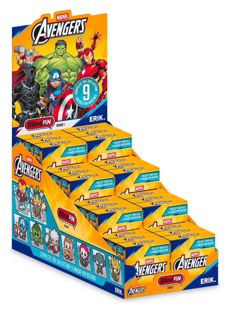 Marvel The Avengers Spille da Collezione Serie 1 Display da 24 Pezzi Grupo Erik