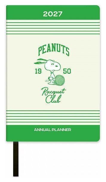 Agenda annuale Peanuts 2027 formato A6, edizione in inglese, Grupo Erik