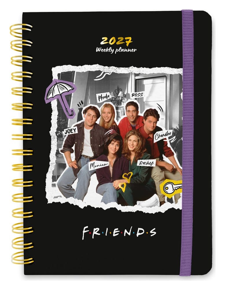 Agenda annuale Friends 2027 formato A5 con copertina rigida