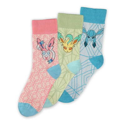 Pokémon Calzini 3-Pack Eevee Evolution 3.0 Taglia 39-42 Difuzed