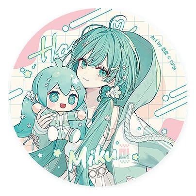 Hatsune Miku Miku Hug Series Spilla Flower Ver. 8 cm - Good Smile Company
