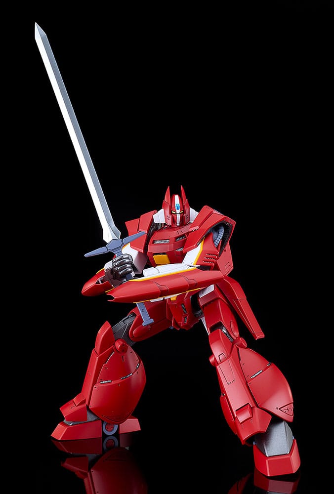 MODEROID Panzer World Galient Galient Heavy Armor Kai, modellino in plastica da assemblare, 18 cm