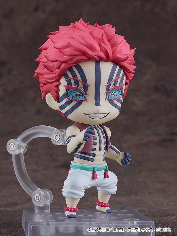 Nendoroid Akaza Action Figure di Demon Slayer: Kimetsu no Yaiba, 10 cm, Good Smile Company