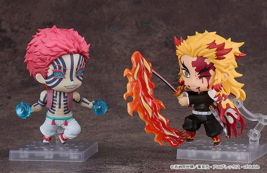 Nendoroid Akaza Action Figure di Demon Slayer: Kimetsu no Yaiba, 10 cm, Good Smile Company