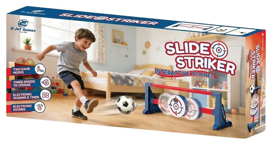 Gear2Play Soccer Game Roundabout Slide Striker Gioco Calcio con Bersaglio Mobile