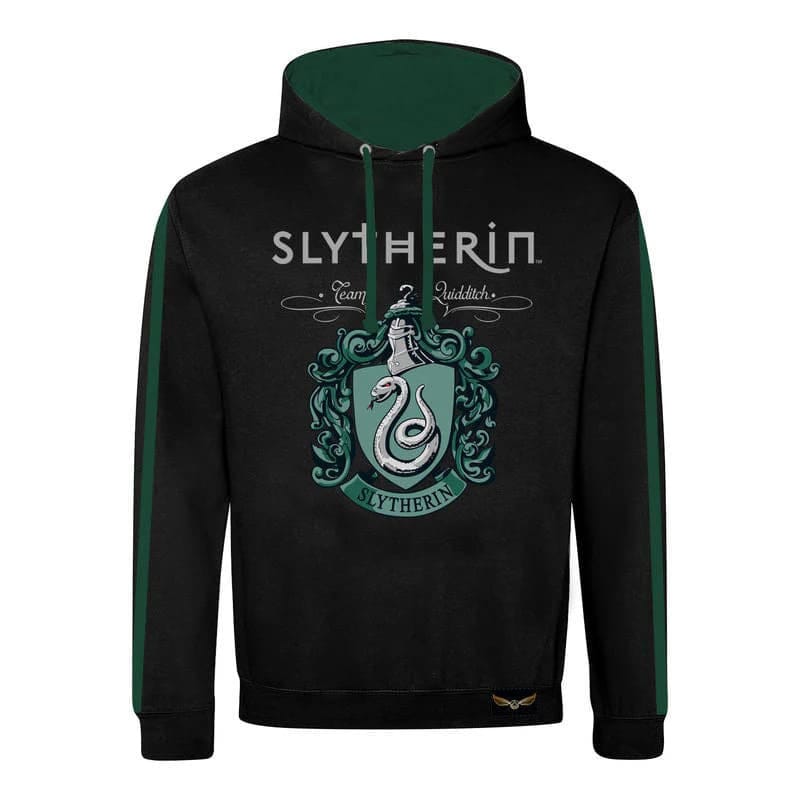 Felpa con cappuccio Harry Potter Proprietà di Serpeverde Taglia S