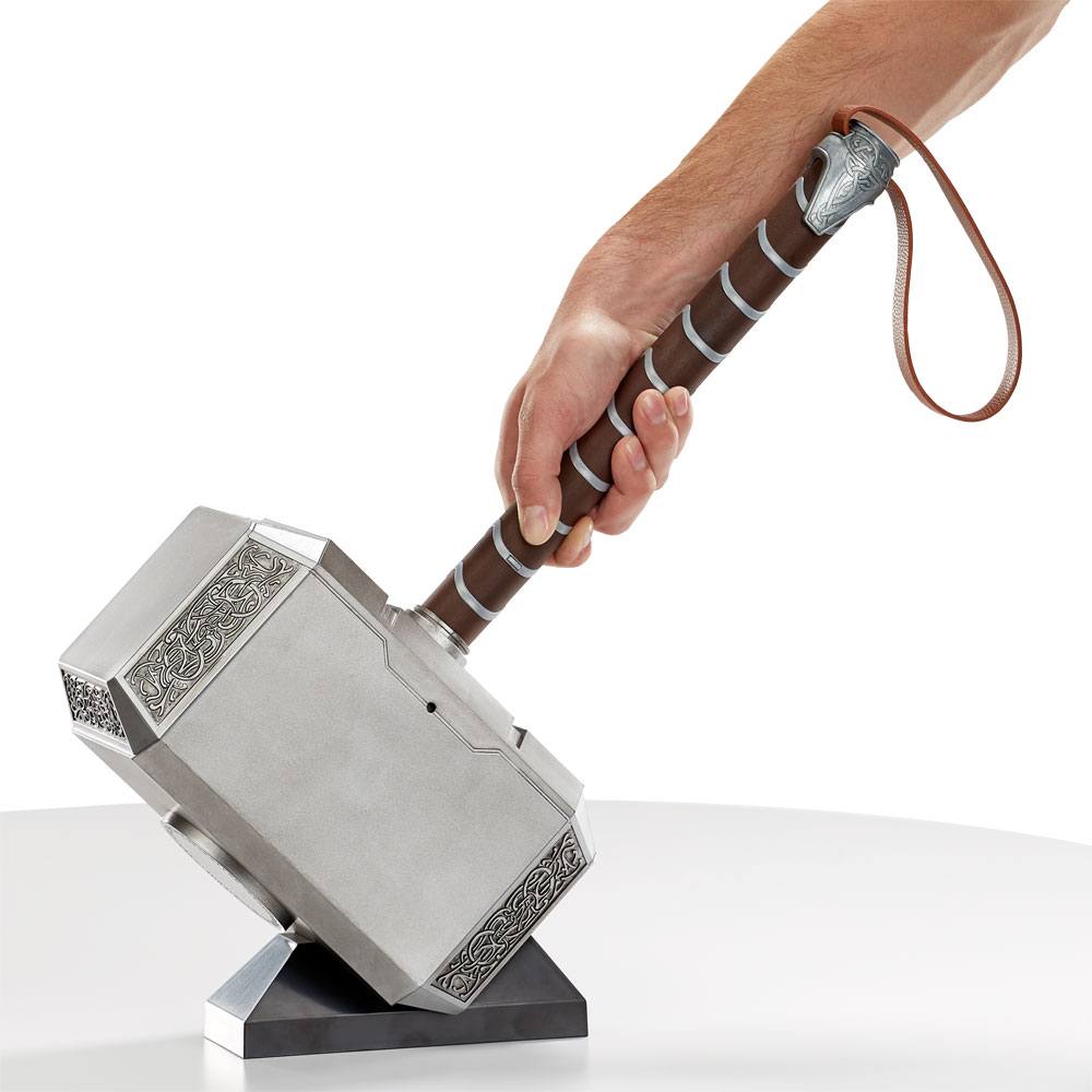 Thor Marvel Legends Martello Elettronico Mjolnir Scala 1:1 Hasbro
