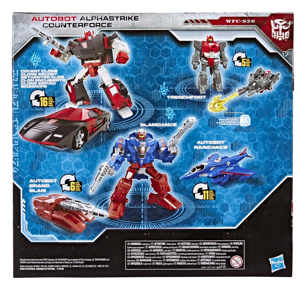 Transformers Generations War for Cybertron: Siege – Set di 3 Action Figure Autobot Alphastrike Counterforce