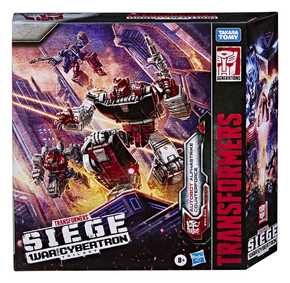 Transformers Generations War for Cybertron: Siege – Set di 3 Action Figure Autobot Alphastrike Counterforce