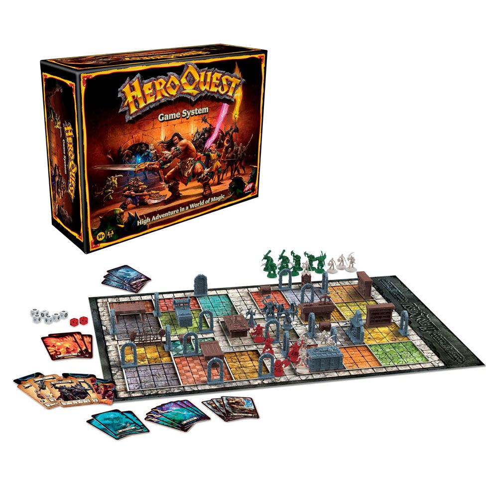HeroQuest – Gioco da Tavolo Hasbro (Edizione Inglese)