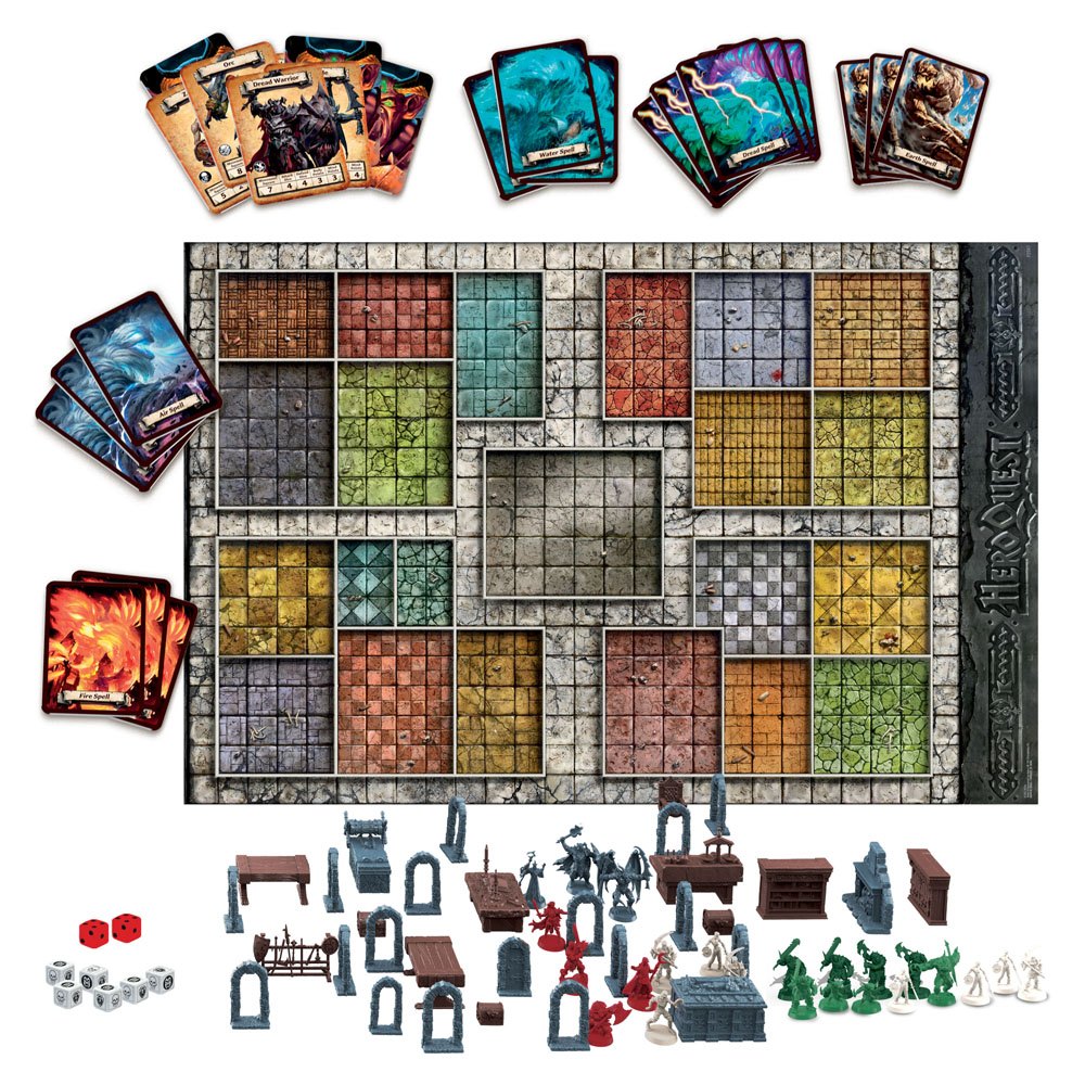 HeroQuest – Gioco da Tavolo Hasbro (Edizione Inglese)