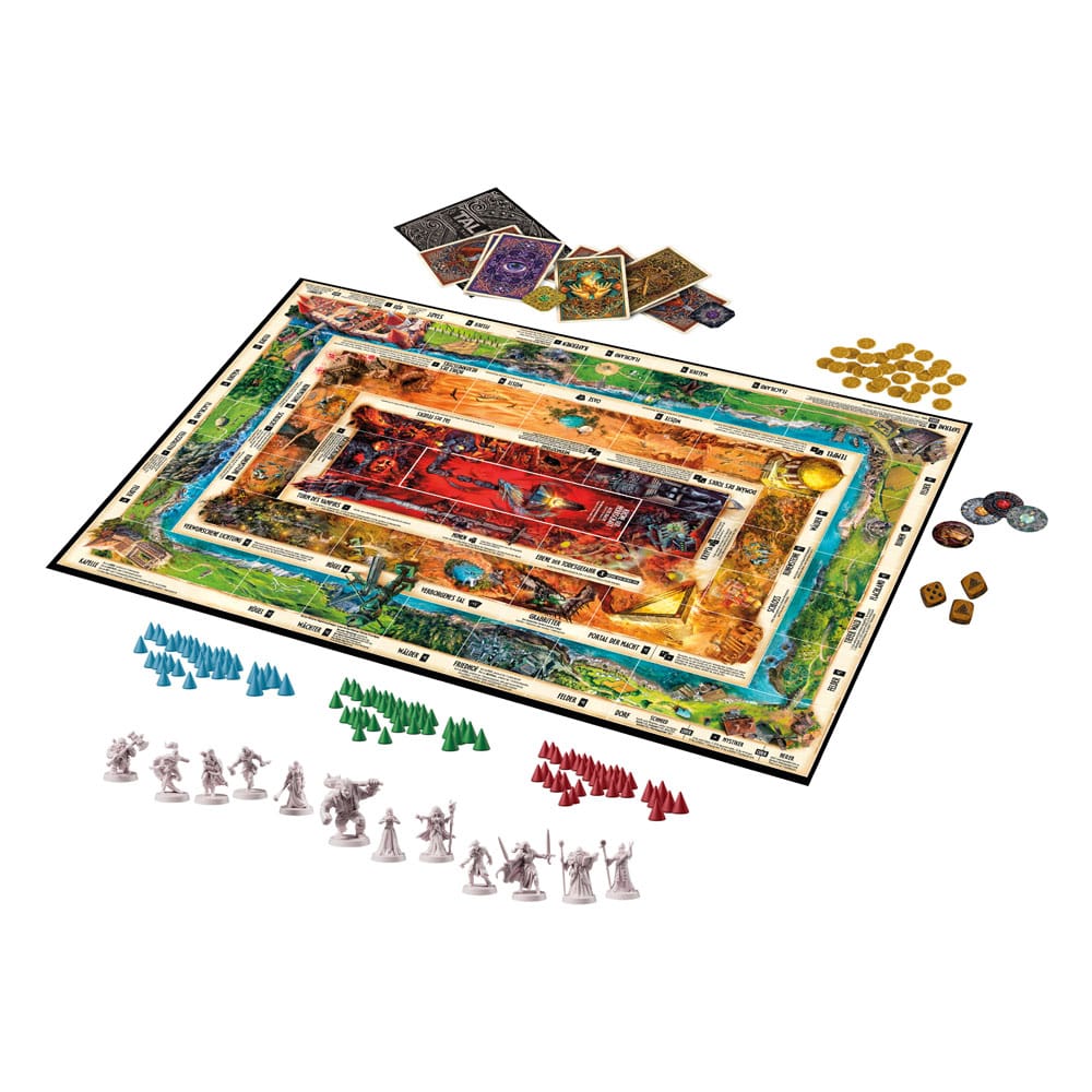 Talisman: La Ricerca Magica - 5ª Edizione Gioco da Tavolo, Edizione Tedesca, Hasbro