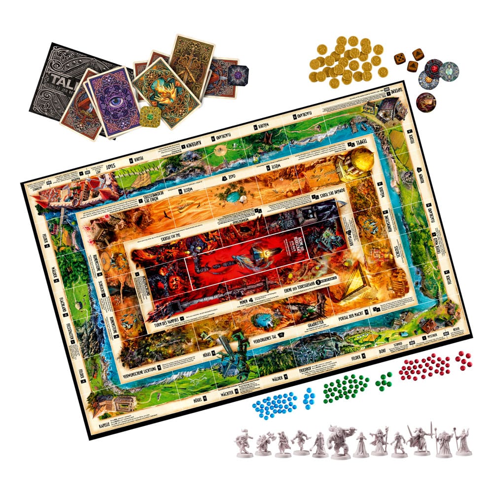 Talisman: La Ricerca Magica - 5ª Edizione Gioco da Tavolo, Edizione Tedesca, Hasbro