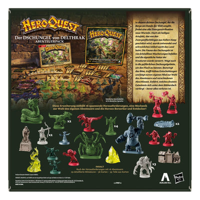 HeroQuest Espansione La Giungla di Delthrak - Quest Pack (Versione Tedesca)