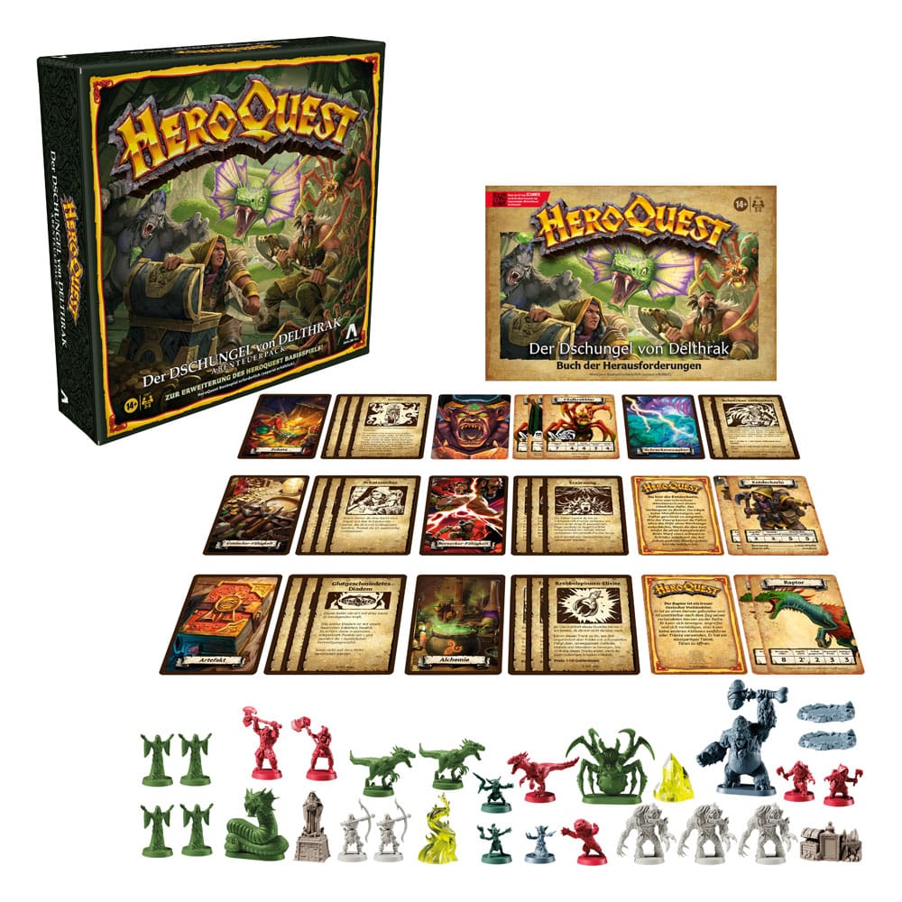 HeroQuest Espansione La Giungla di Delthrak - Quest Pack (Versione Tedesca)