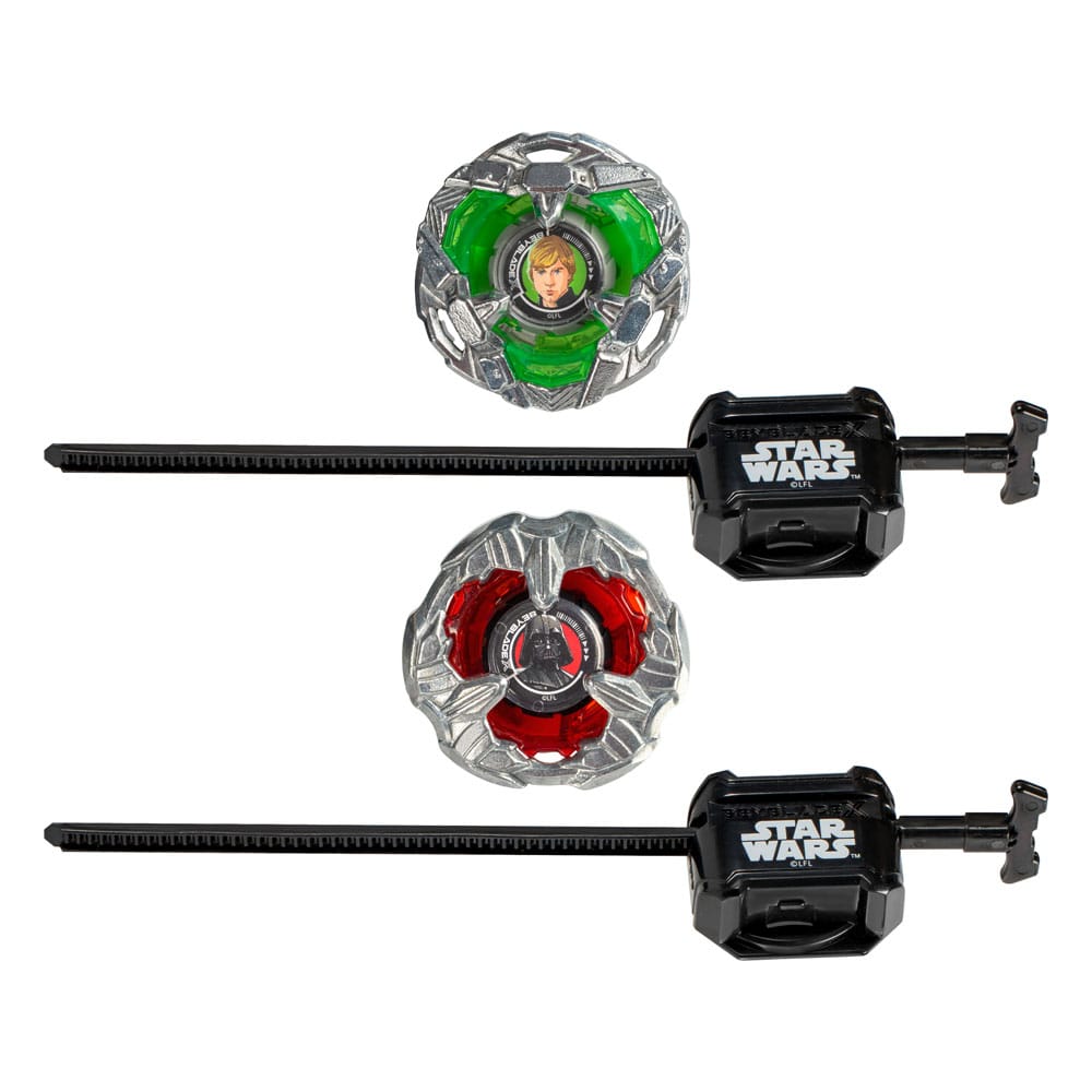 Beyblade X e Star Wars Collab Luke Skywalker 4-80B vs. Darth Vader 4-60B, set multipack Hasbro