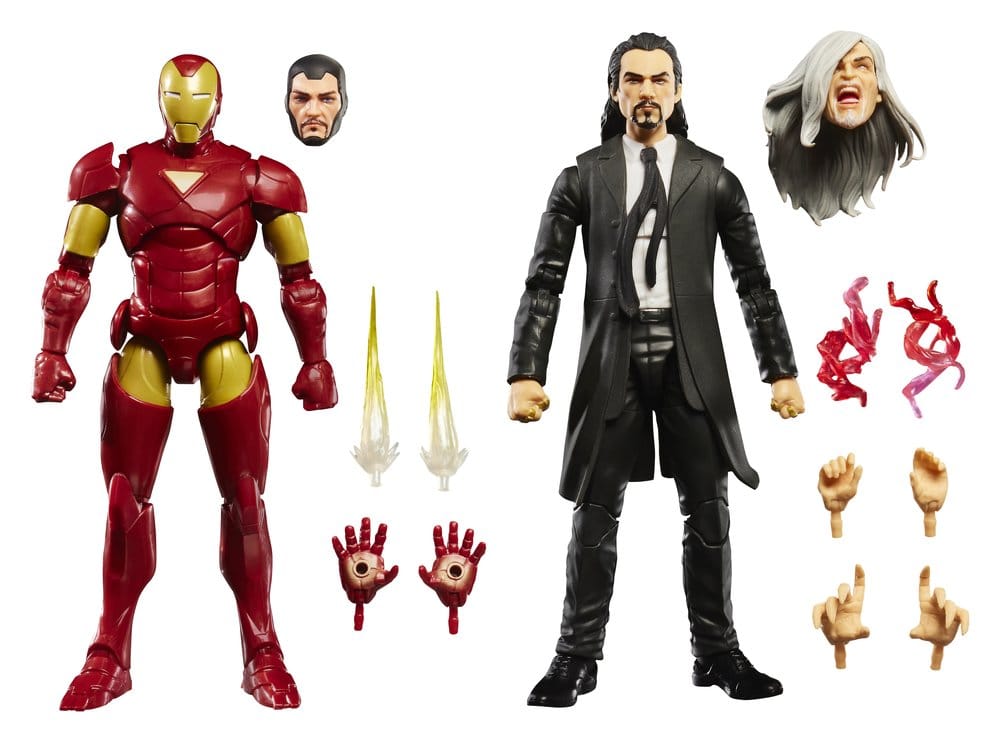 Marvel Legends Action Figure 2-Pack Iron Man (Extremis) e Mandarin 15 cm Hasbro
