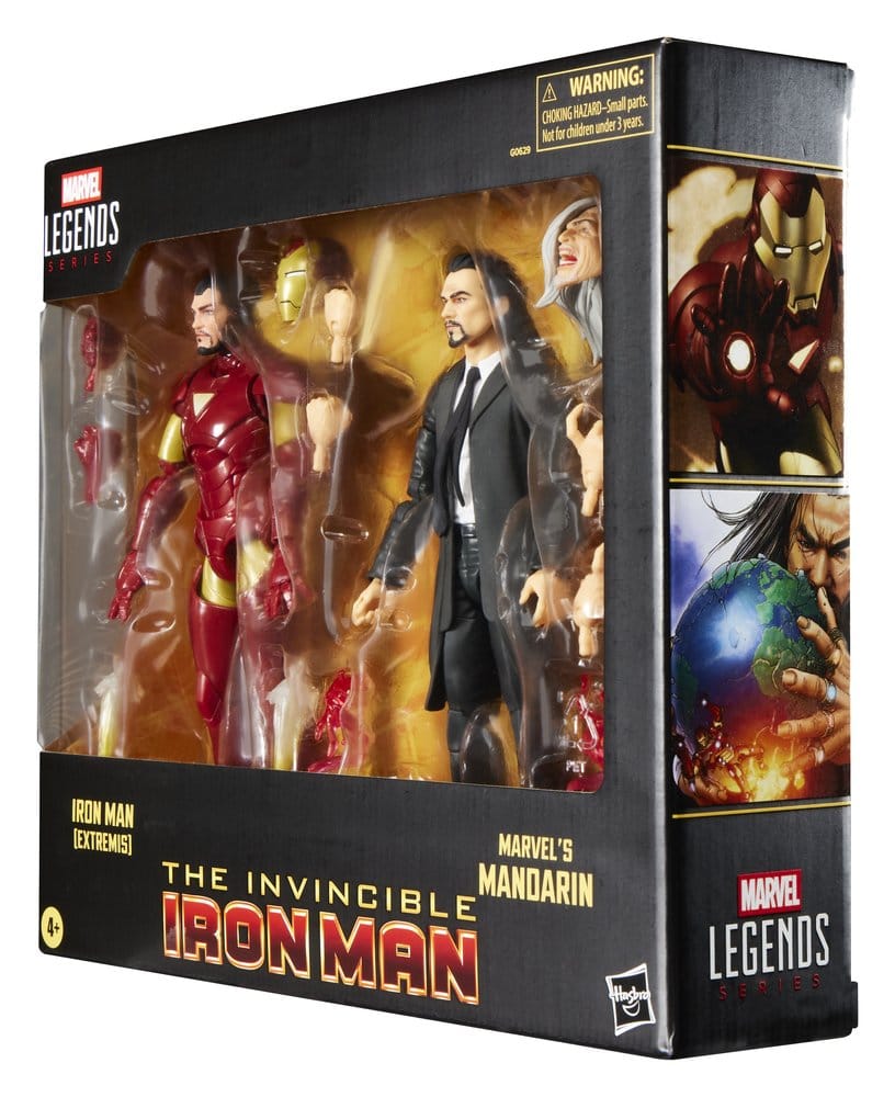 Marvel Legends Action Figure 2-Pack Iron Man (Extremis) e Mandarin 15 cm Hasbro