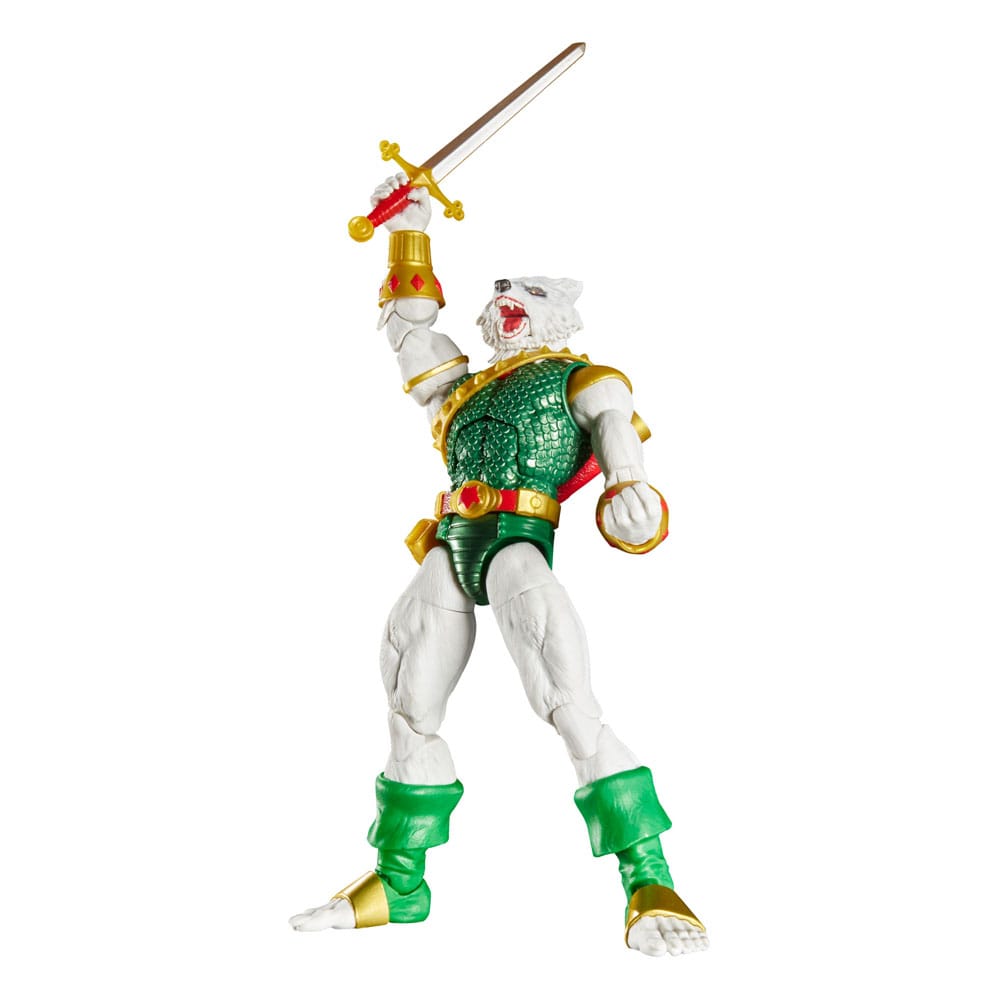 Action Figure Marvel Legends Magic: The Gathering Man-Wolf con carta foil esclusiva, 15 cm, Hasbro