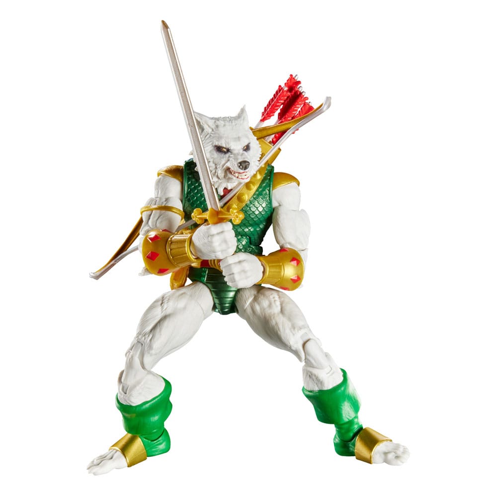 Action Figure Marvel Legends Magic: The Gathering Man-Wolf con carta foil esclusiva, 15 cm, Hasbro