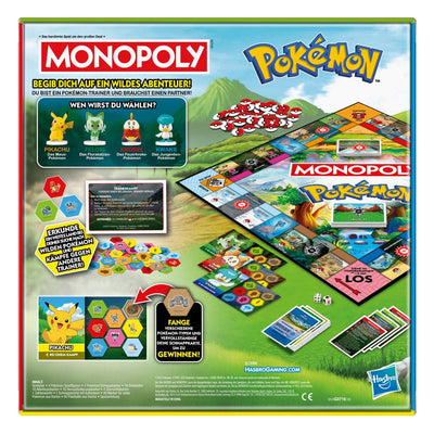 Monopoly Pokémon Edizione Tedesca, Gioco da Tavolo Hasbro