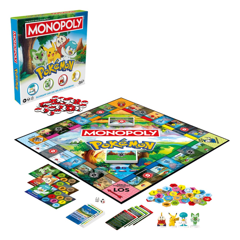 Monopoly Pokémon Edizione Tedesca, Gioco da Tavolo Hasbro