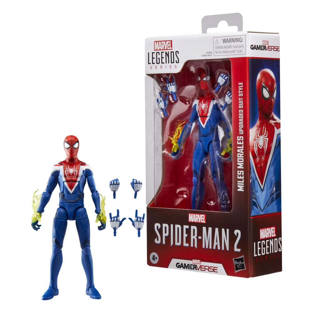 Miles Morales (Tuta Potenziata) – Spider-Man 2 – Marvel Legends Gamerverse – Action Figure 15 cm Hasbro