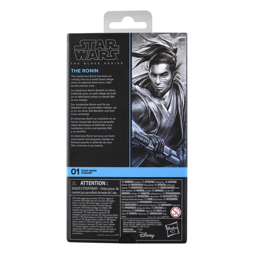 Star Wars: Visions The Ronin Black Series Action Figure 15 cm Hasbro